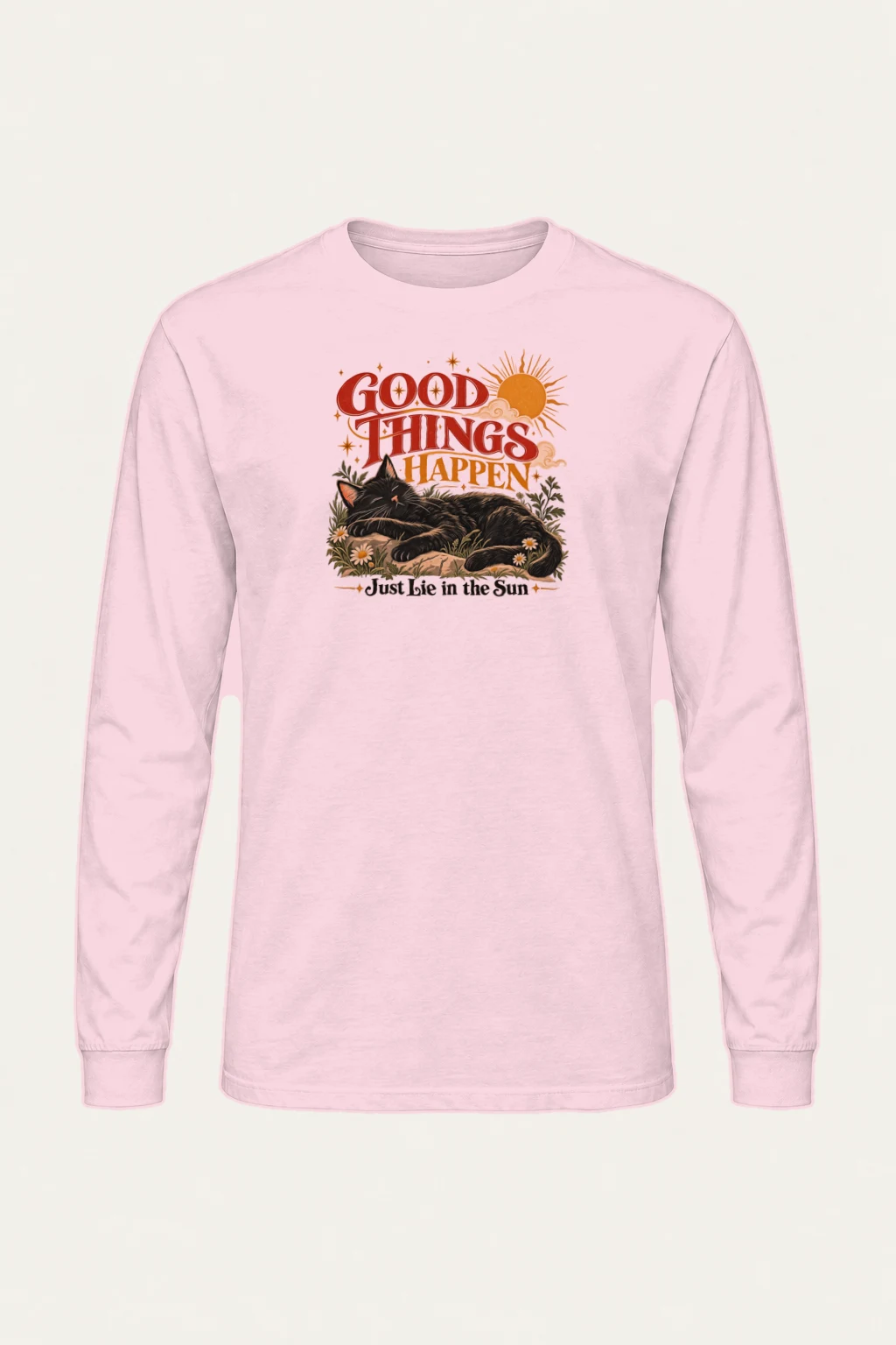 "Good Things Happen" Unisex Longsleeve T-shirt | Gildan 2400
