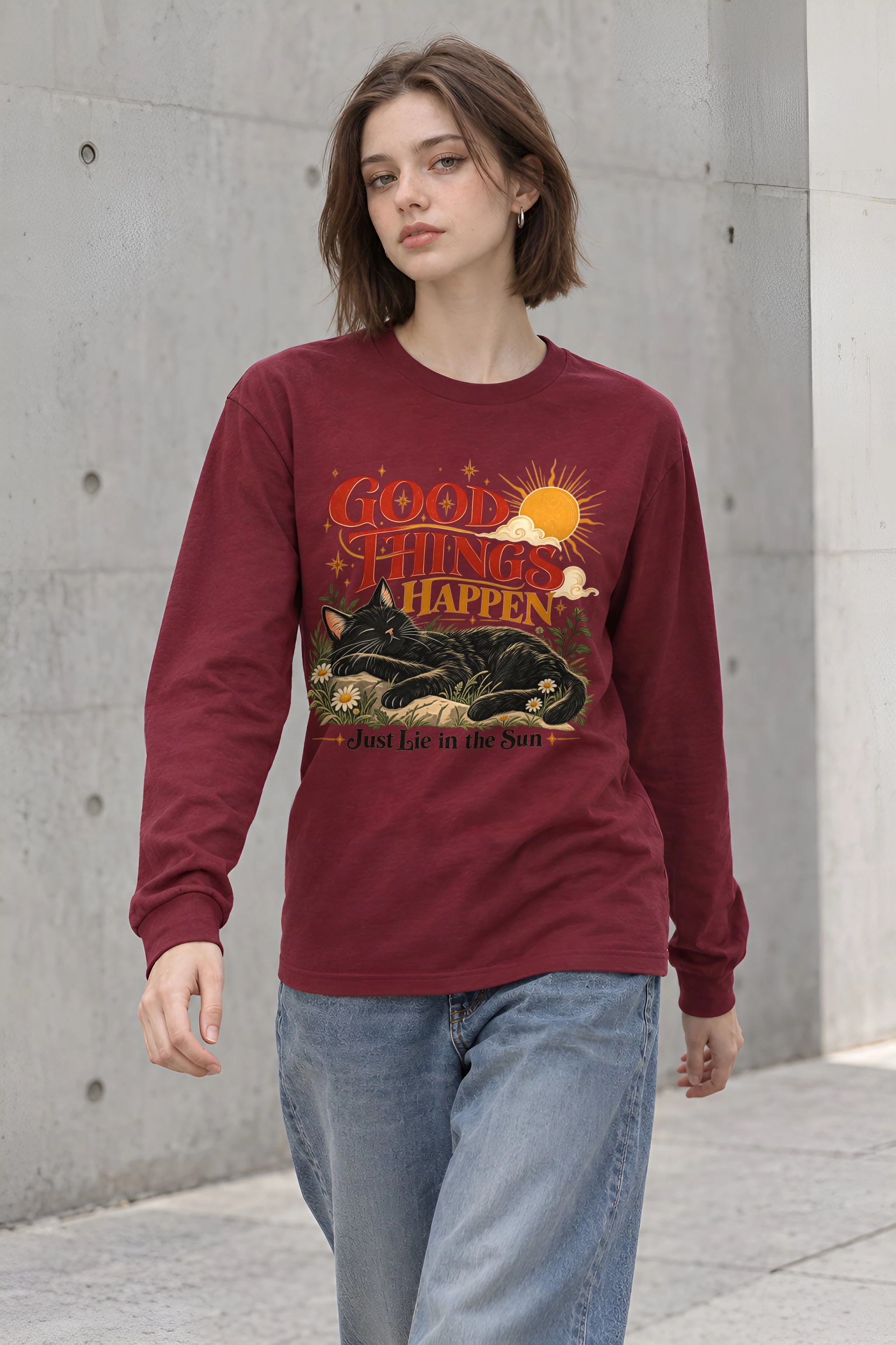 "Good Things Happen" Unisex Longsleeve T-shirt