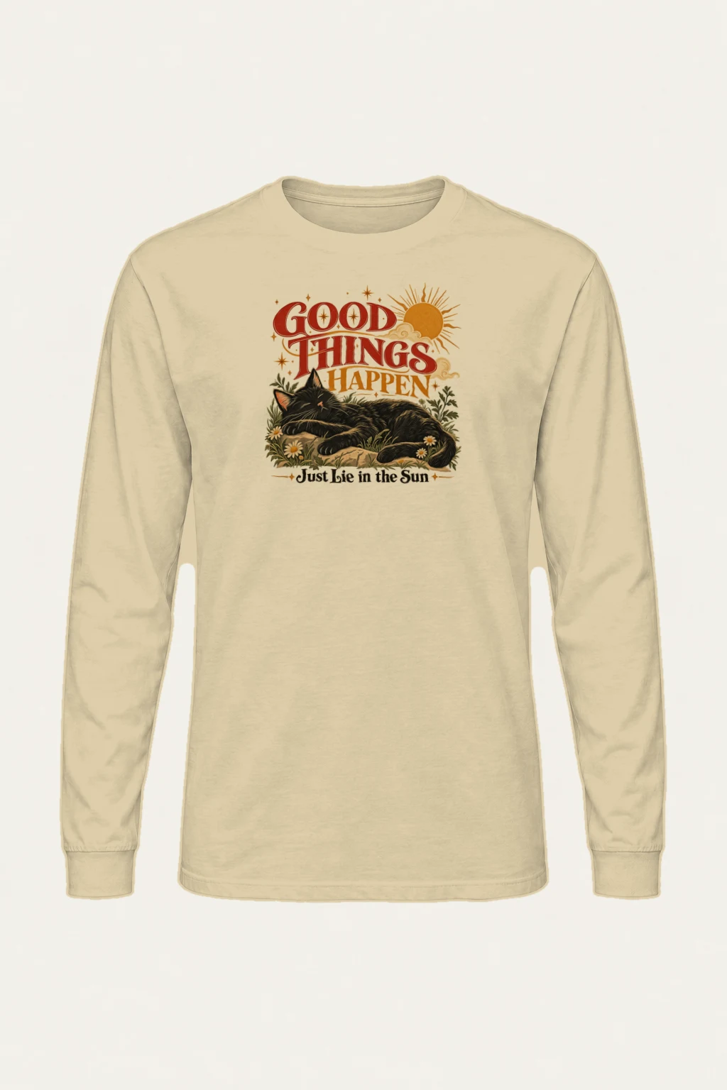 "Good Things Happen" Unisex Longsleeve T-shirt | Gildan 2400