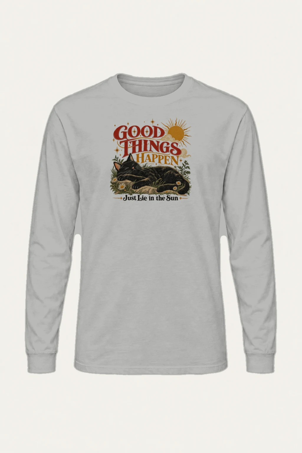 "Good Things Happen" Unisex Longsleeve T-shirt | Gildan 2400