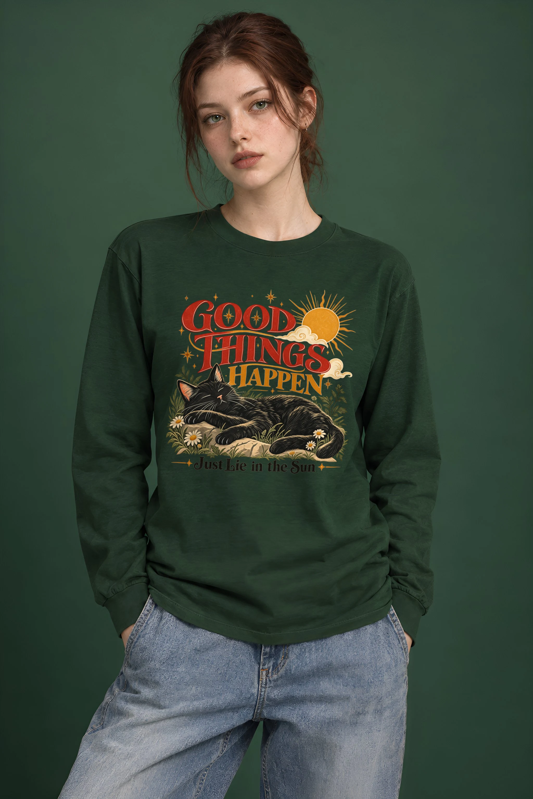 "Good Things Happen" Unisex Longsleeve T-shirt