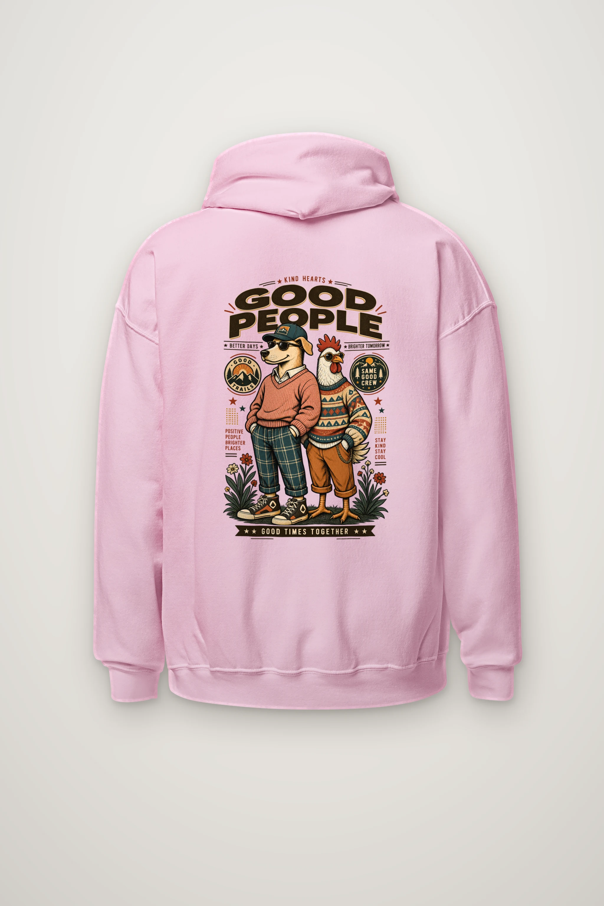 "Good Times Together" Heavy Blend Unisex Pullover Hoodie