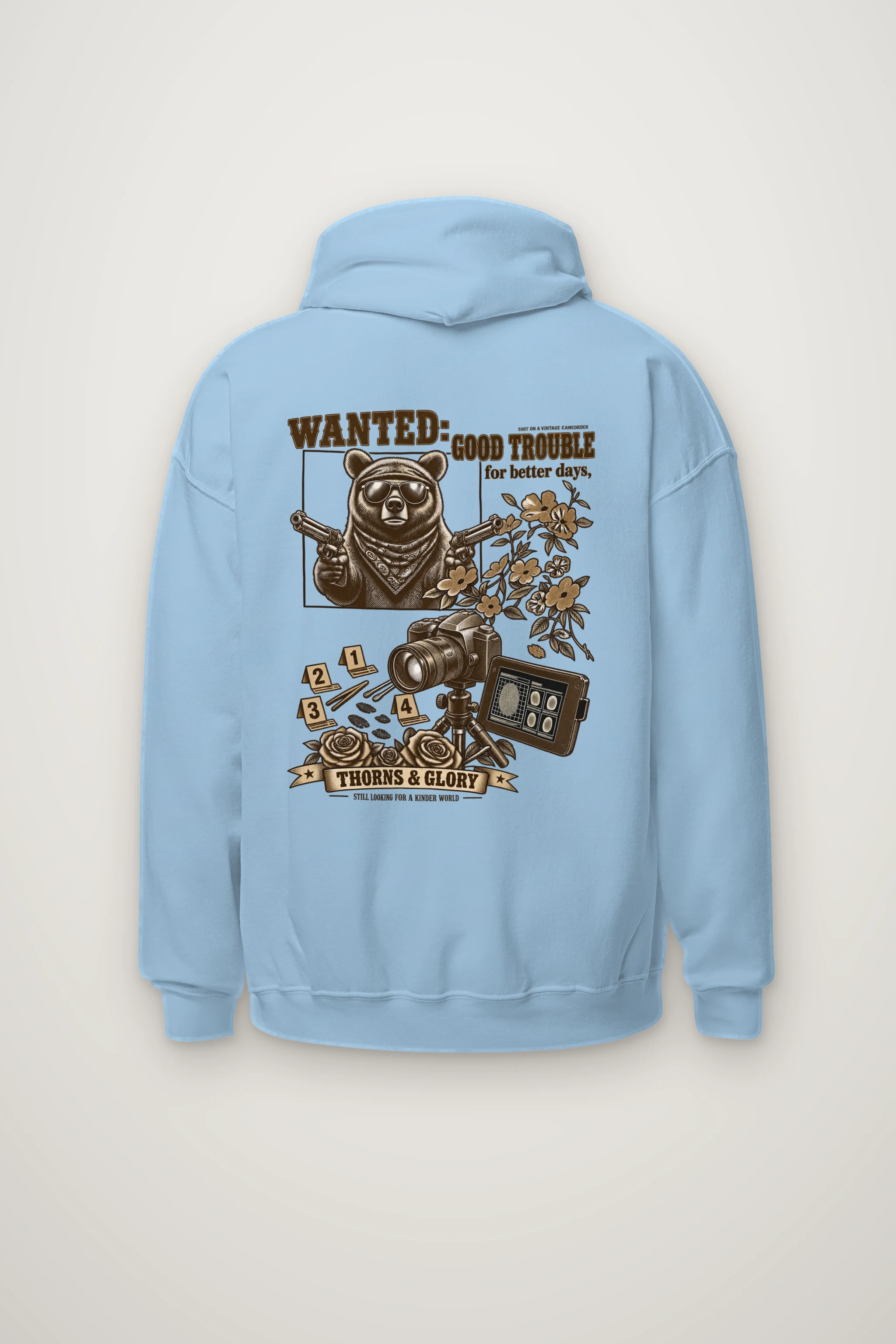 "Good Trouble Bear" Heavy Blend Unisex Pullover Hoodie