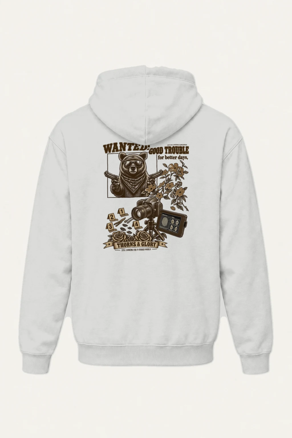 "Good Trouble Bear" Heavy Blend Unisex Pullover Hoodie | Gildan 18500