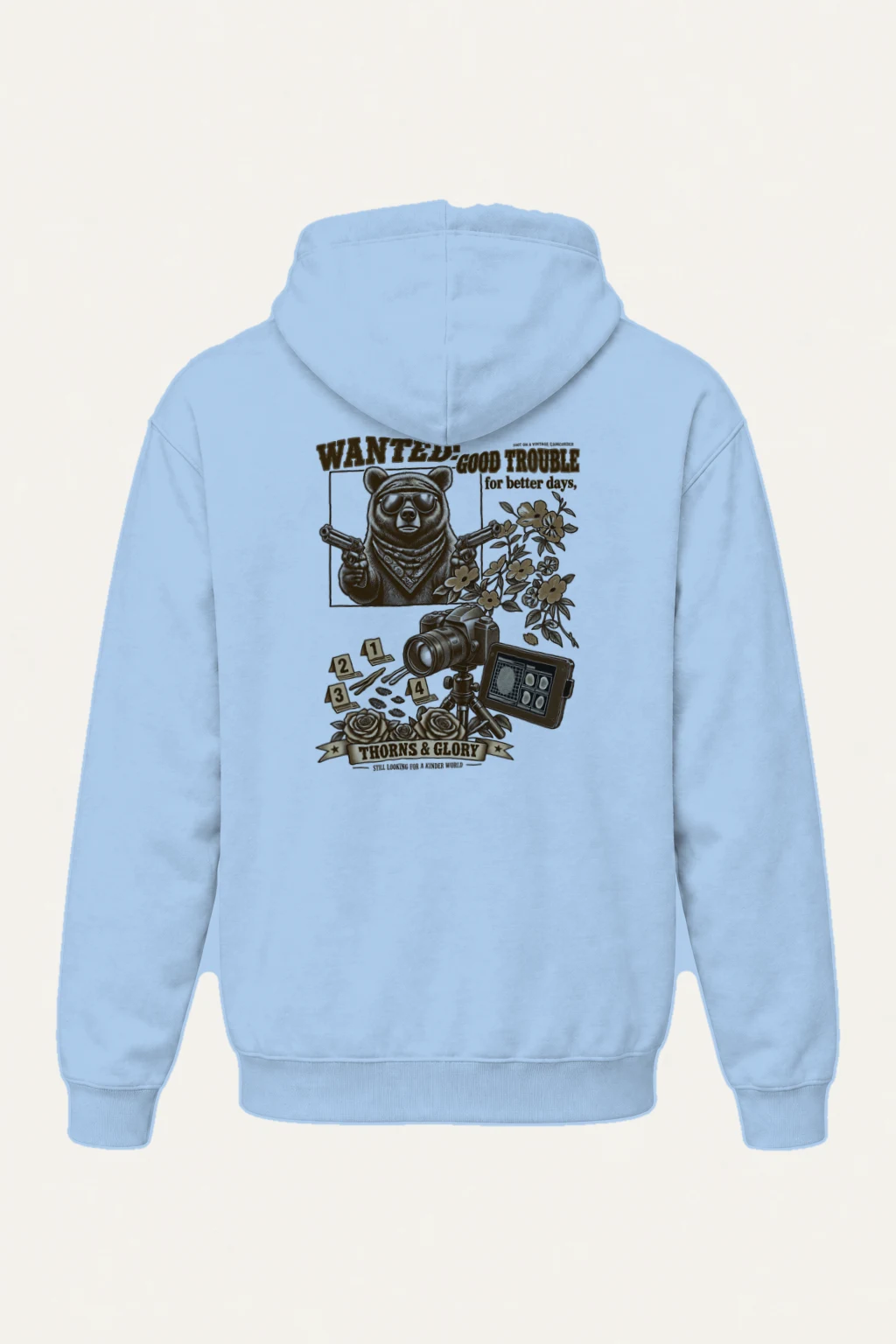 "Good Trouble Bear" Heavy Blend Unisex Pullover Hoodie | Gildan 18500