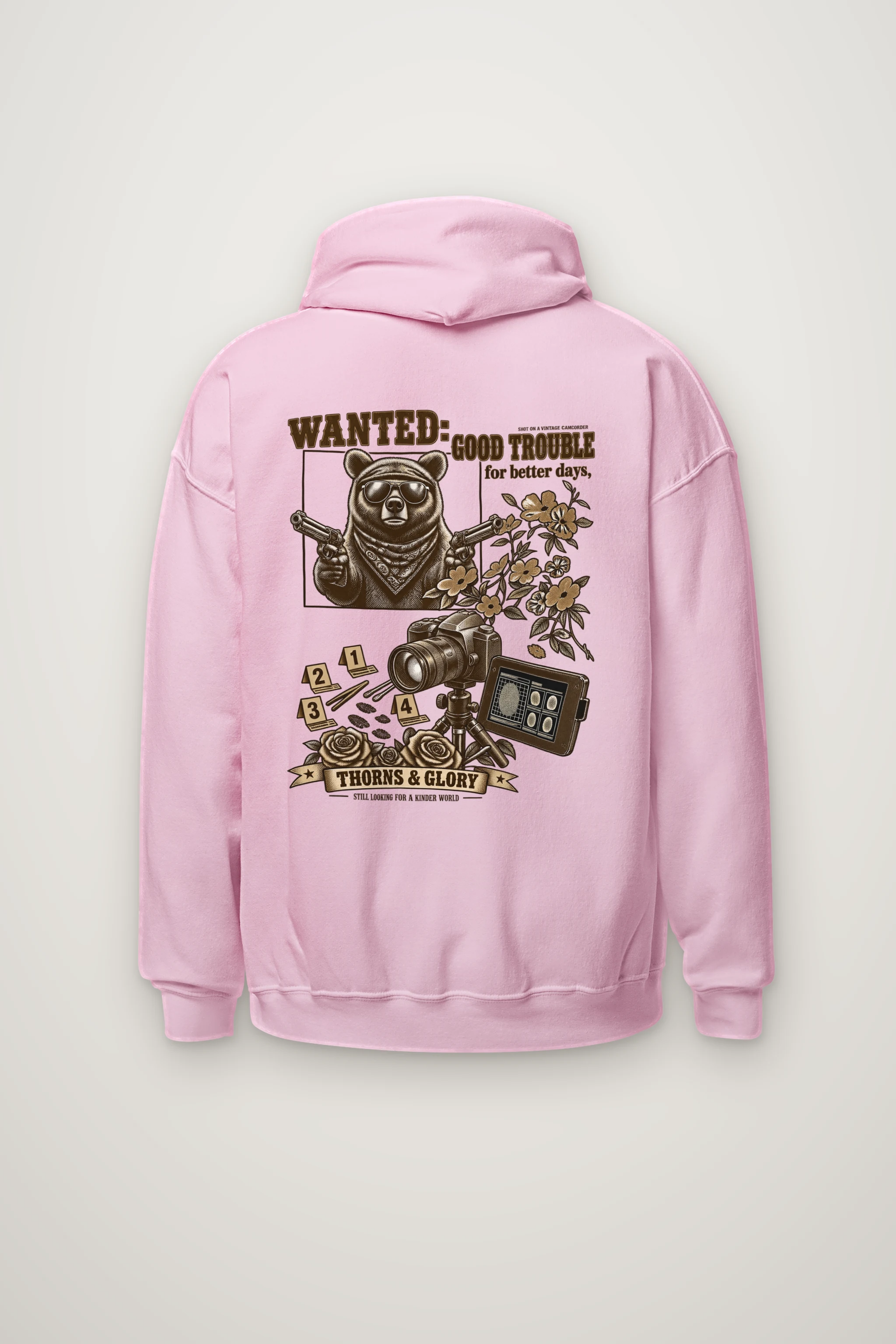"Good Trouble Bear" Heavy Blend Unisex Pullover Hoodie