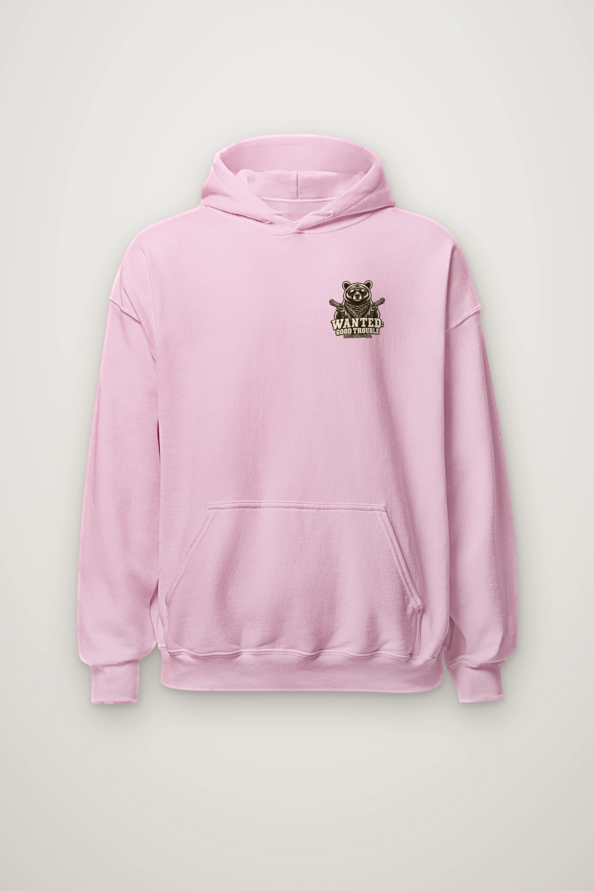 "Good Trouble Bear" Heavy Blend Unisex Pullover Hoodie