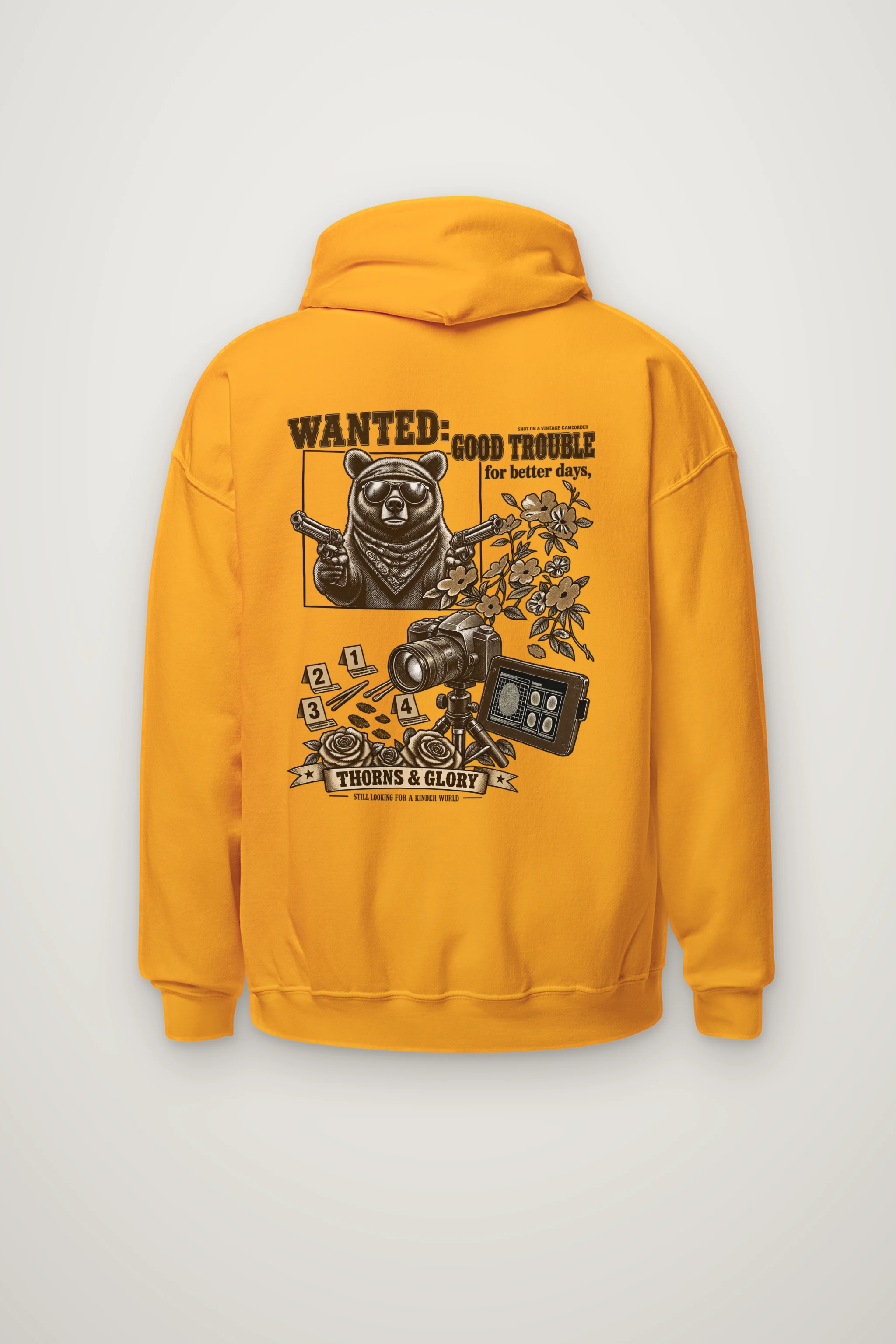 "Good Trouble Bear" Heavy Blend Unisex Pullover Hoodie