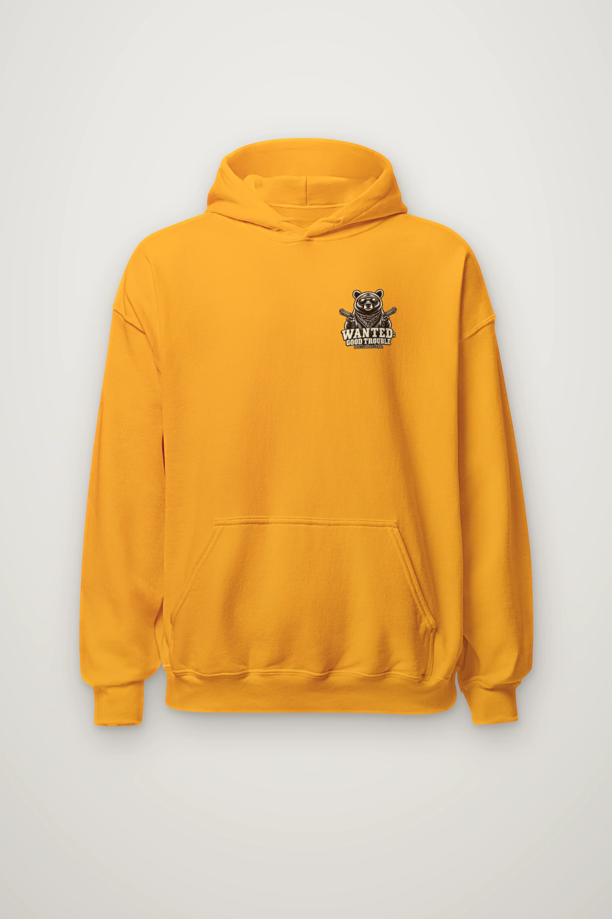 "Good Trouble Bear" Heavy Blend Unisex Pullover Hoodie