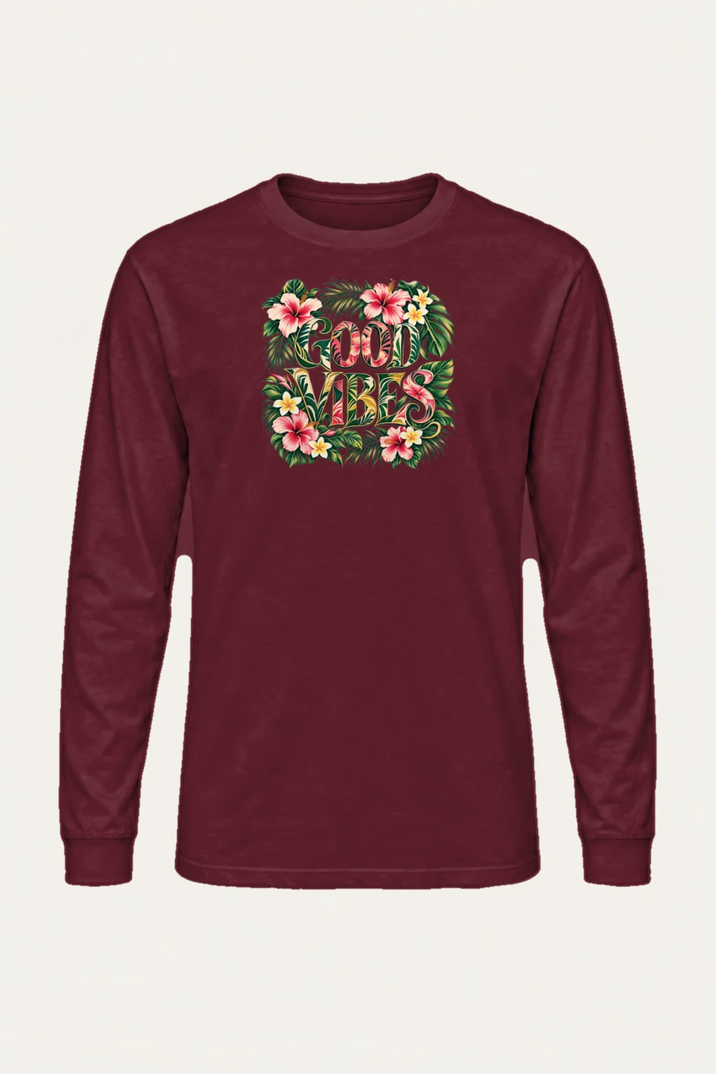 "Good Vibes Bloom" Unisex Longsleeve T-shirt | Gildan 2400