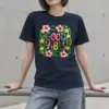 "Good Vibes Blooms" Heavyweight Unisex Crewneck T-shirt