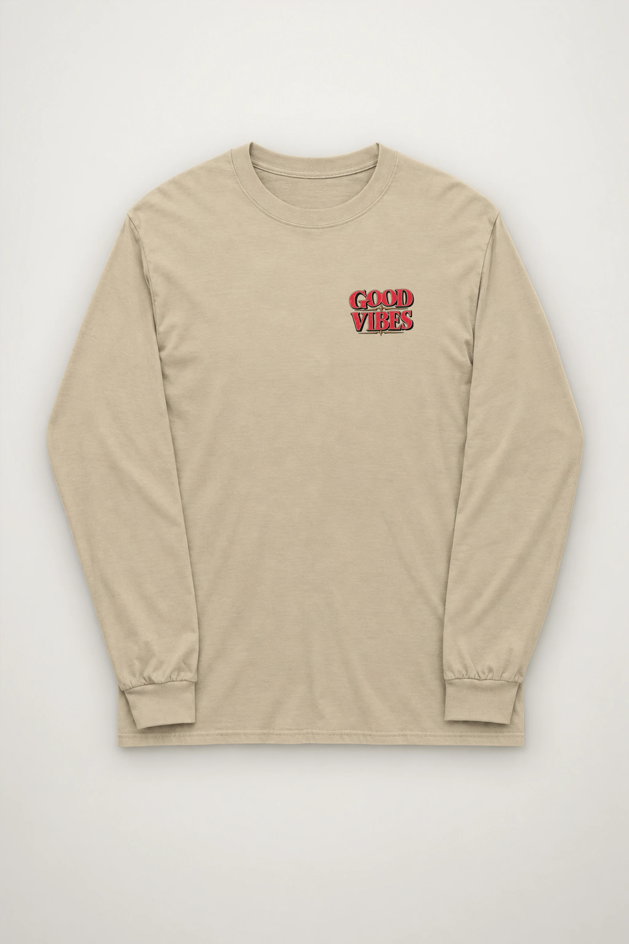 "Good Vibes Crew" Unisex Longsleeve T-shirt