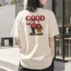"Good Vibes Duo" Heavyweight Unisex Crewneck T-shirt | Gildan 5000