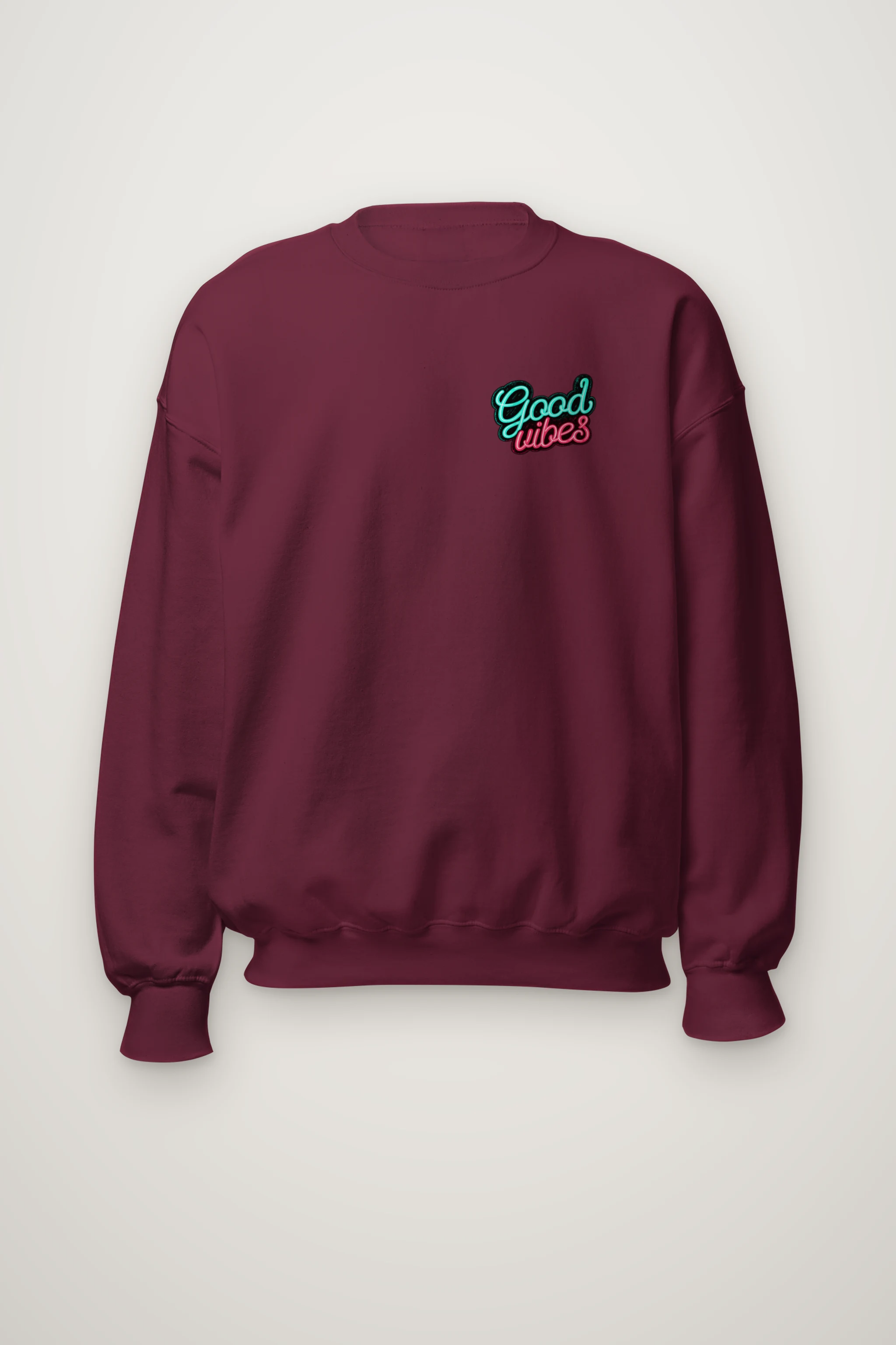 "Good Vibes Mosaic" Heavy Blend Unisex Crewneck Sweatshirt