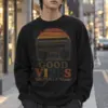 "Good Vibes Only" Unisex Longsleeve T-shirt | Gildan 2400