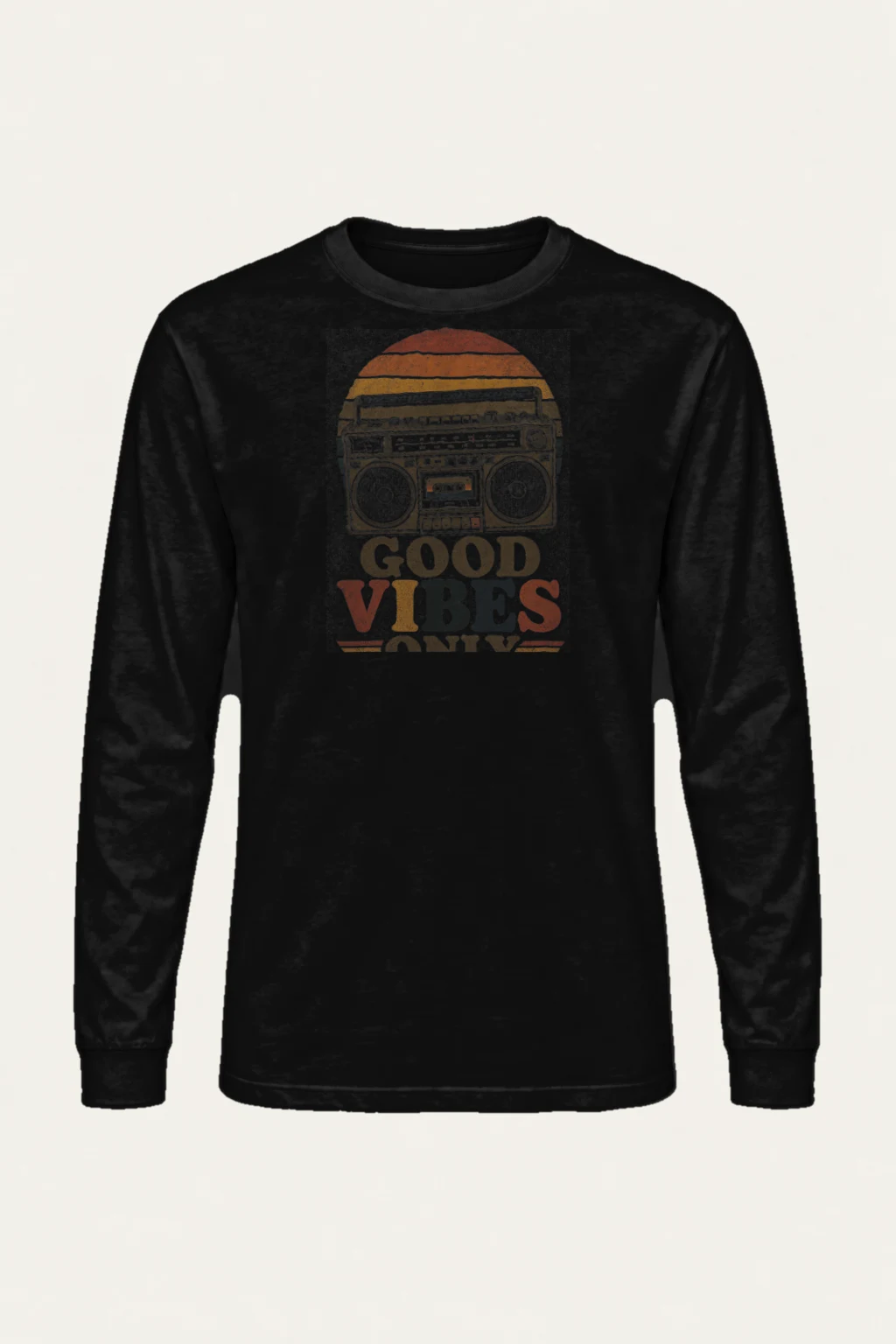 "Good Vibes Only" Unisex Longsleeve T-shirt | Gildan 2400