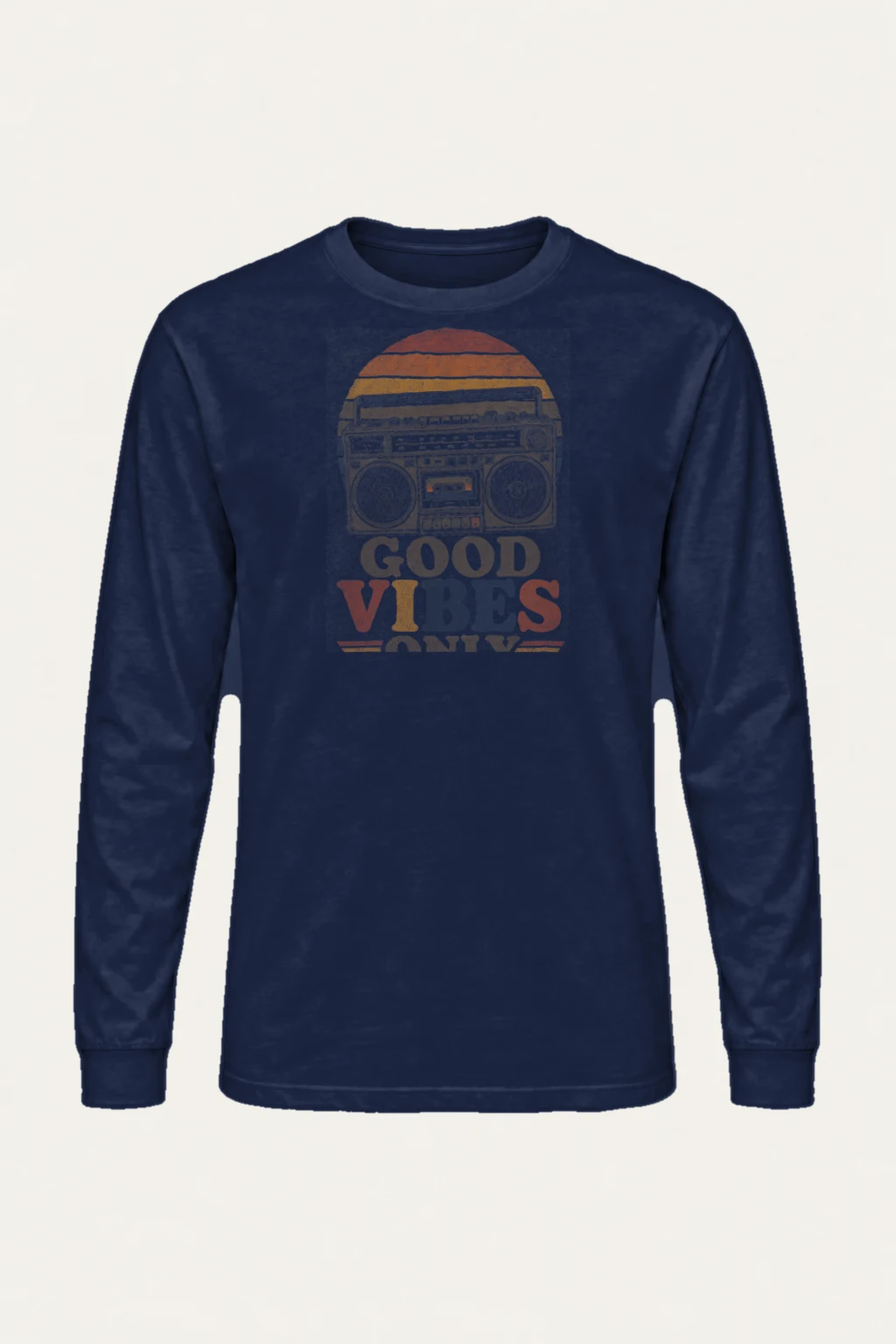 "Good Vibes Only" Unisex Longsleeve T-shirt | Gildan 2400