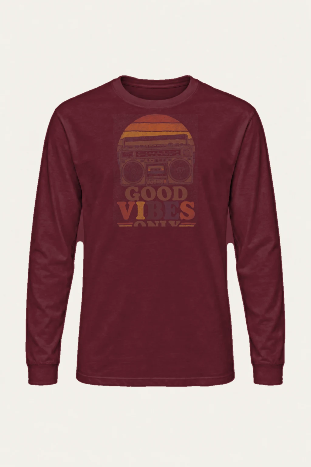 "Good Vibes Only" Unisex Longsleeve T-shirt | Gildan 2400