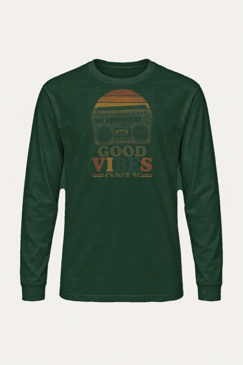 "Good Vibes Only" Unisex Longsleeve T-shirt | Gildan 2400