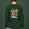 "Good Vibes Tabby" Unisex Longsleeve T-shirt