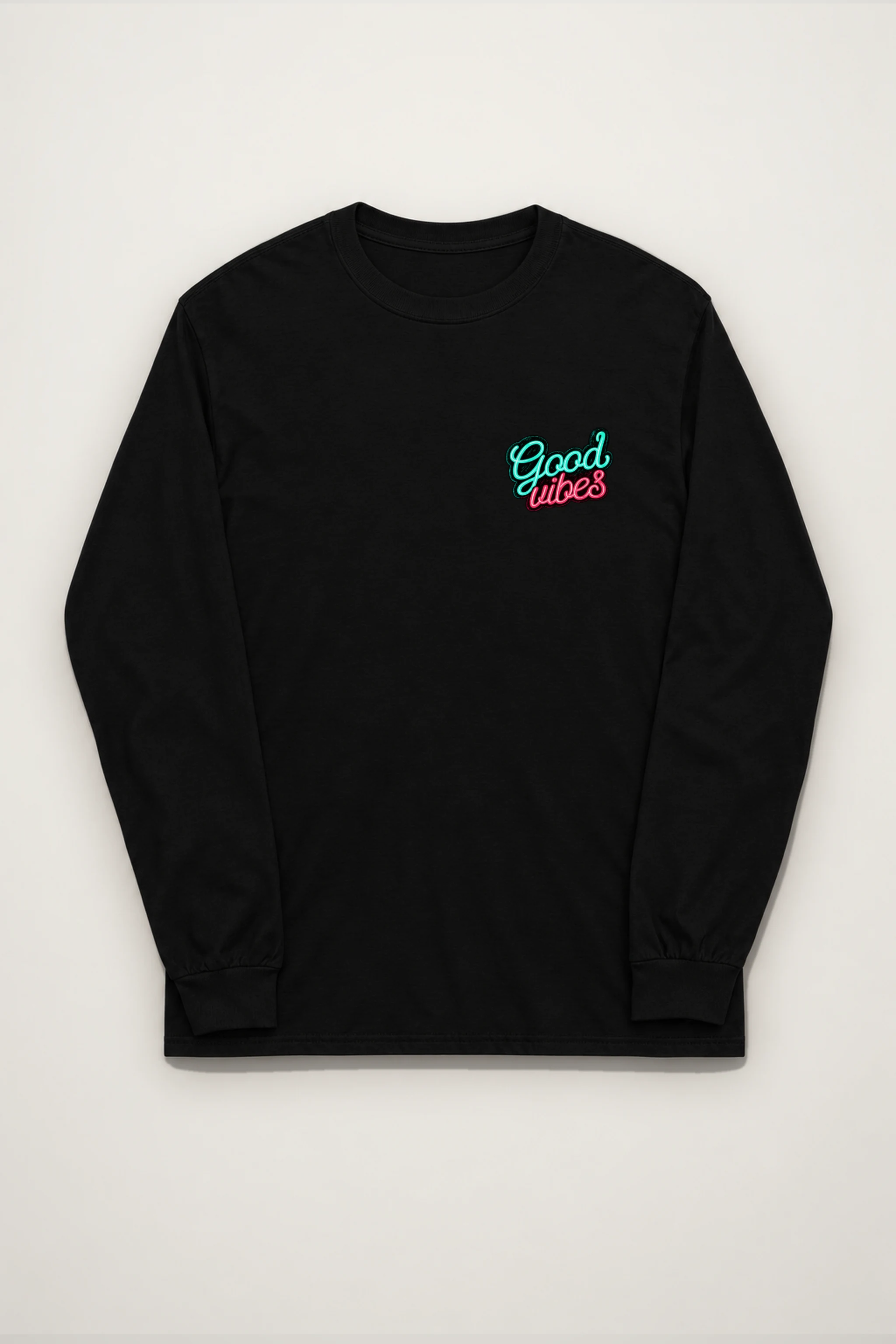 "Good Vibes Tabby" Unisex Longsleeve T-shirt