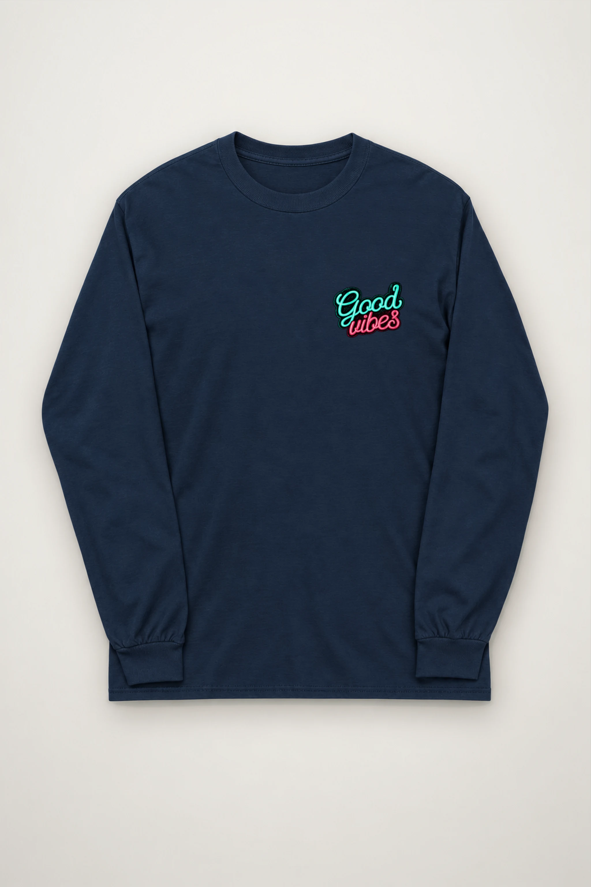 "Good Vibes Tabby" Unisex Longsleeve T-shirt