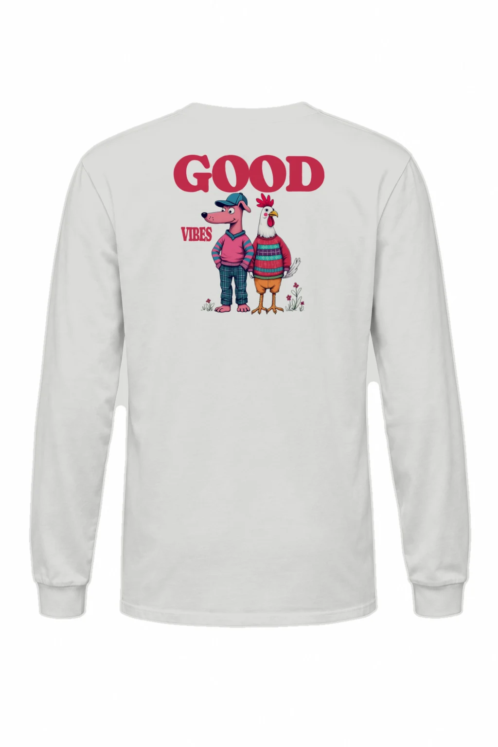 "Good Vibes" Unisex Longsleeve T-shirt | Gildan 2400