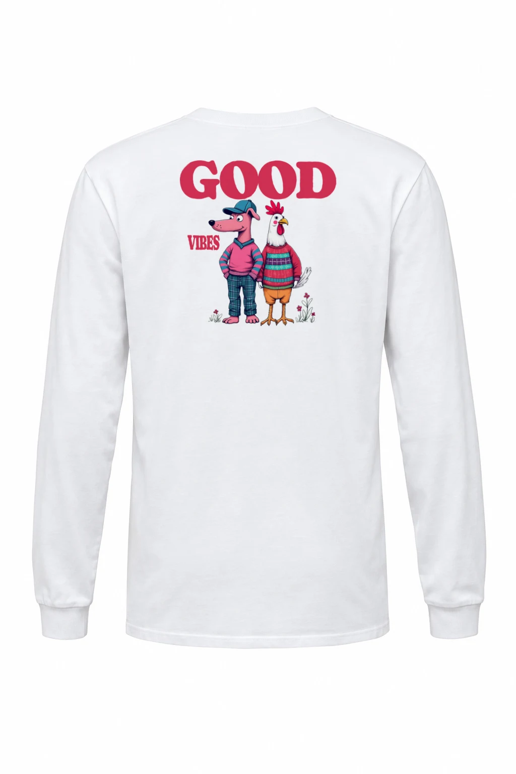 "Good Vibes" Unisex Longsleeve T-shirt | Gildan 2400