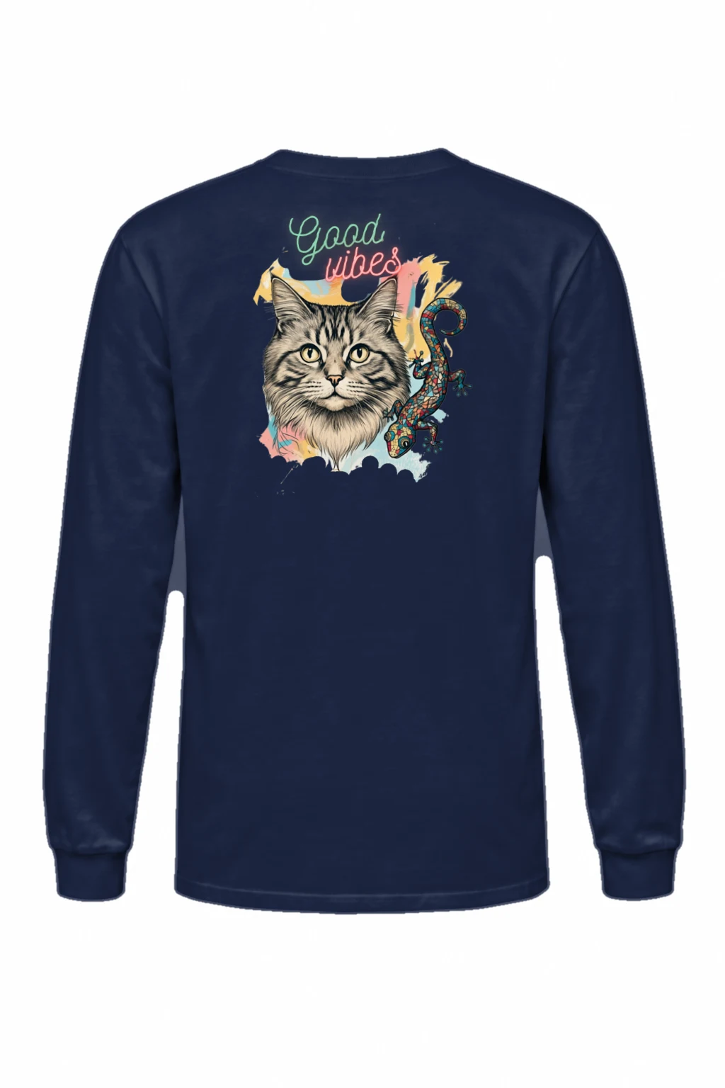 "Good Vibes" Unisex Longsleeve T-shirt | Gildan 2400