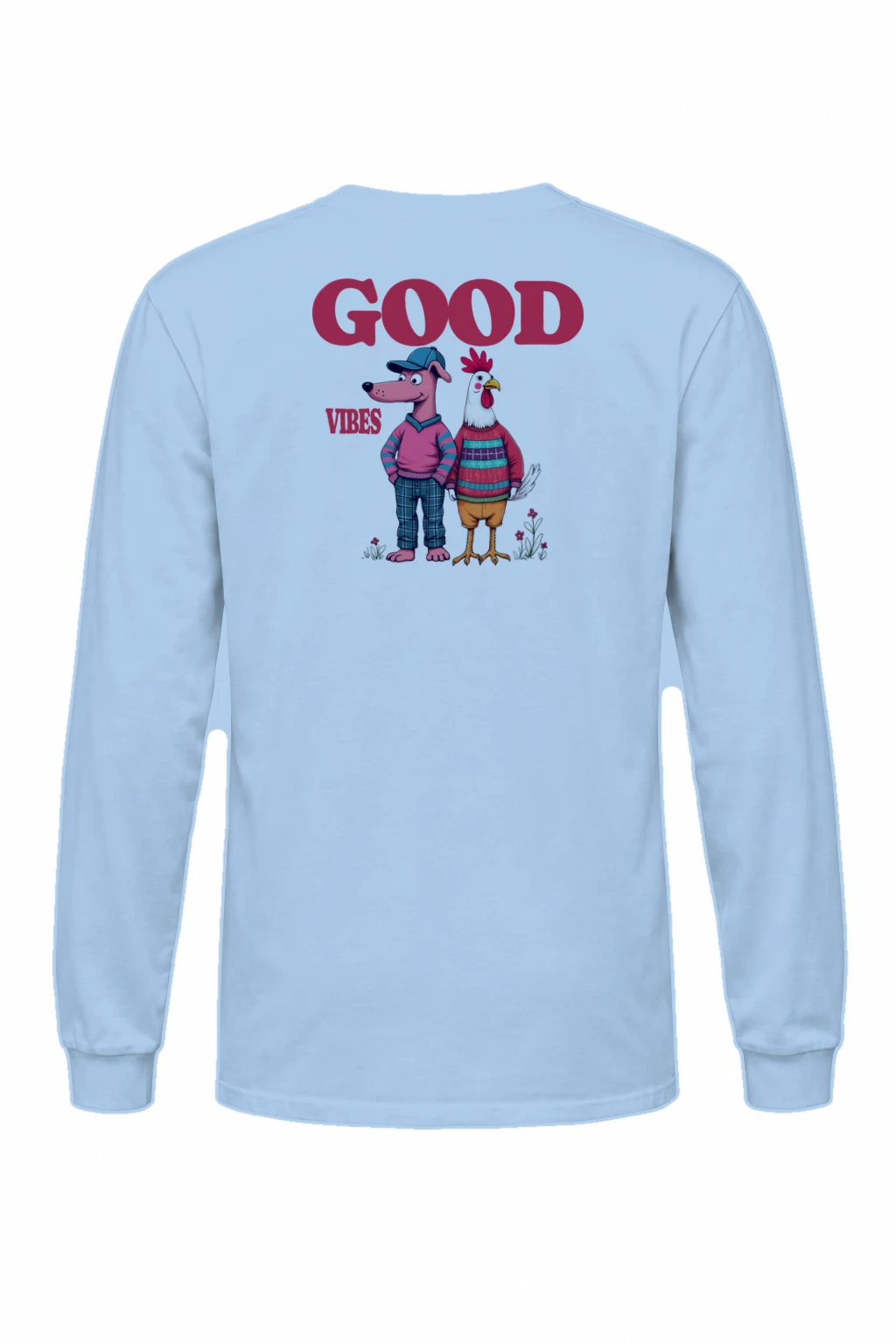 "Good Vibes" Unisex Longsleeve T-shirt | Gildan 2400