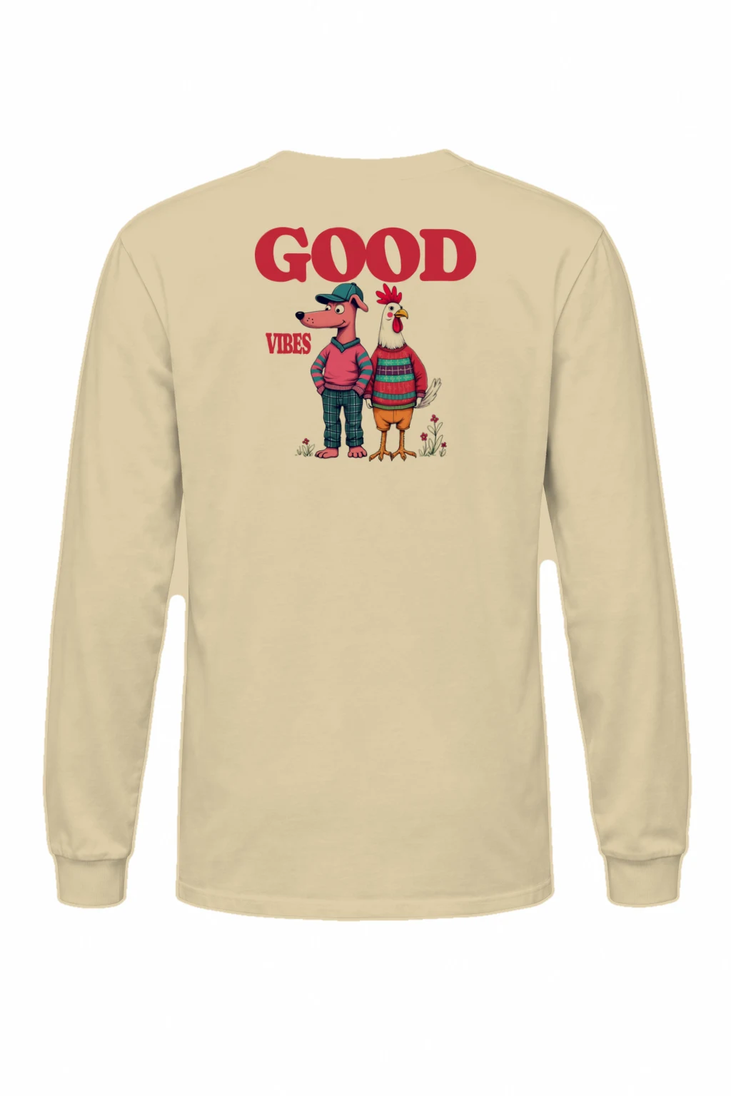 "Good Vibes" Unisex Longsleeve T-shirt | Gildan 2400
