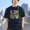 "Good Vibes Wreath" Heavyweight Unisex Crewneck T-shirt | Gildan 5000
