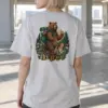 "Good Walk Bear" Heavyweight Unisex Crewneck T-shirt | Gildan 5000