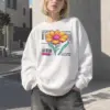 "Gorgeous Korea Bloom" Heavy Blend Unisex Crewneck Sweatshirt | Gildan 18000