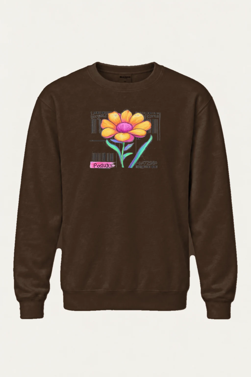 "Gorgeous Korea Bloom" Heavy Blend Unisex Crewneck Sweatshirt | Gildan 18000