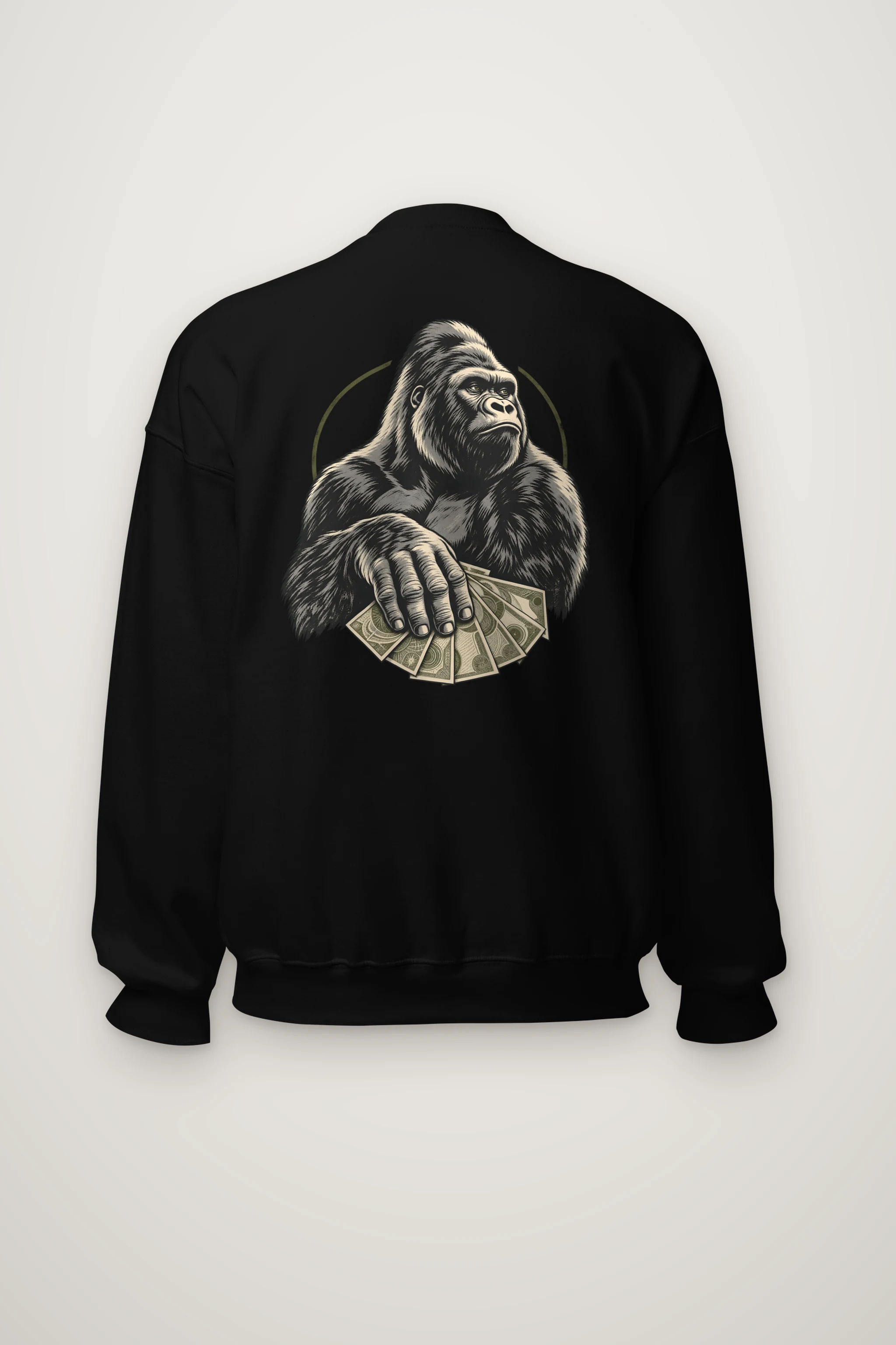 "Gorilla Cash Fan" Heavy Blend Unisex Crewneck Sweatshirt