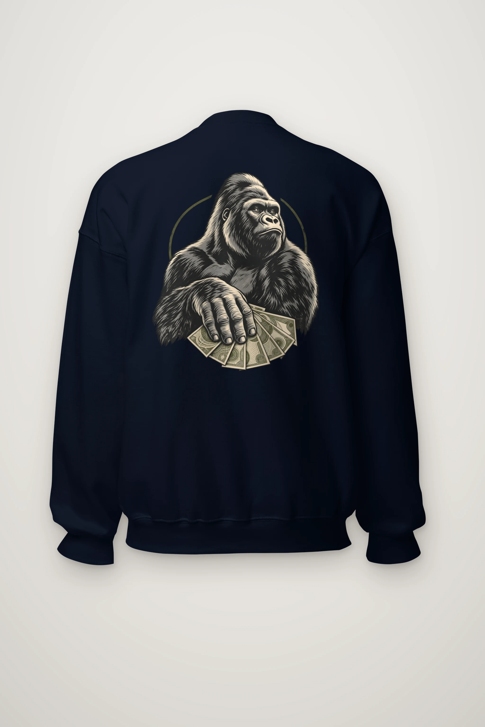 "Gorilla Cash Fan" Heavy Blend Unisex Crewneck Sweatshirt