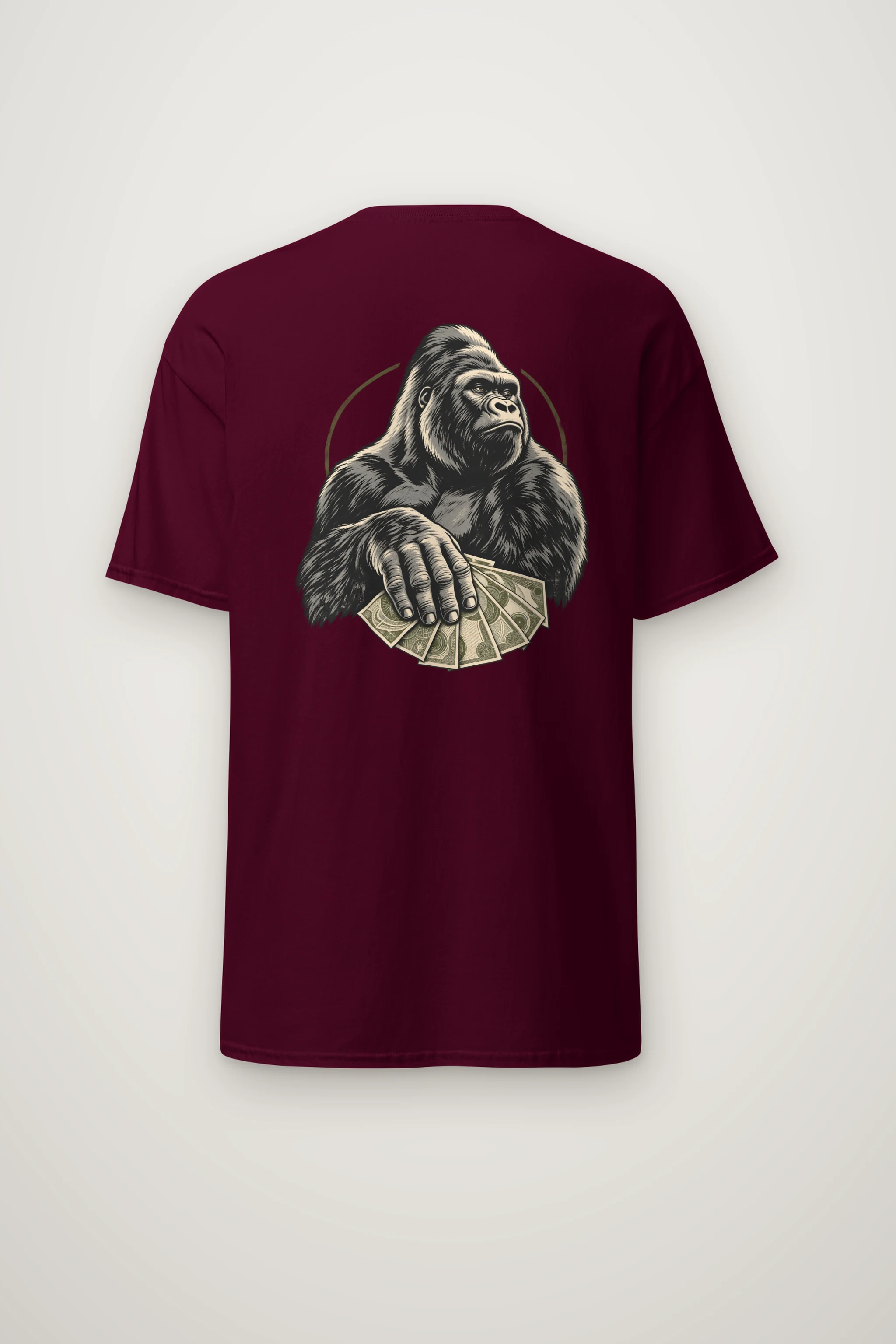 "Gorilla Cash Fan" Heavyweight Unisex Crewneck T-shirt