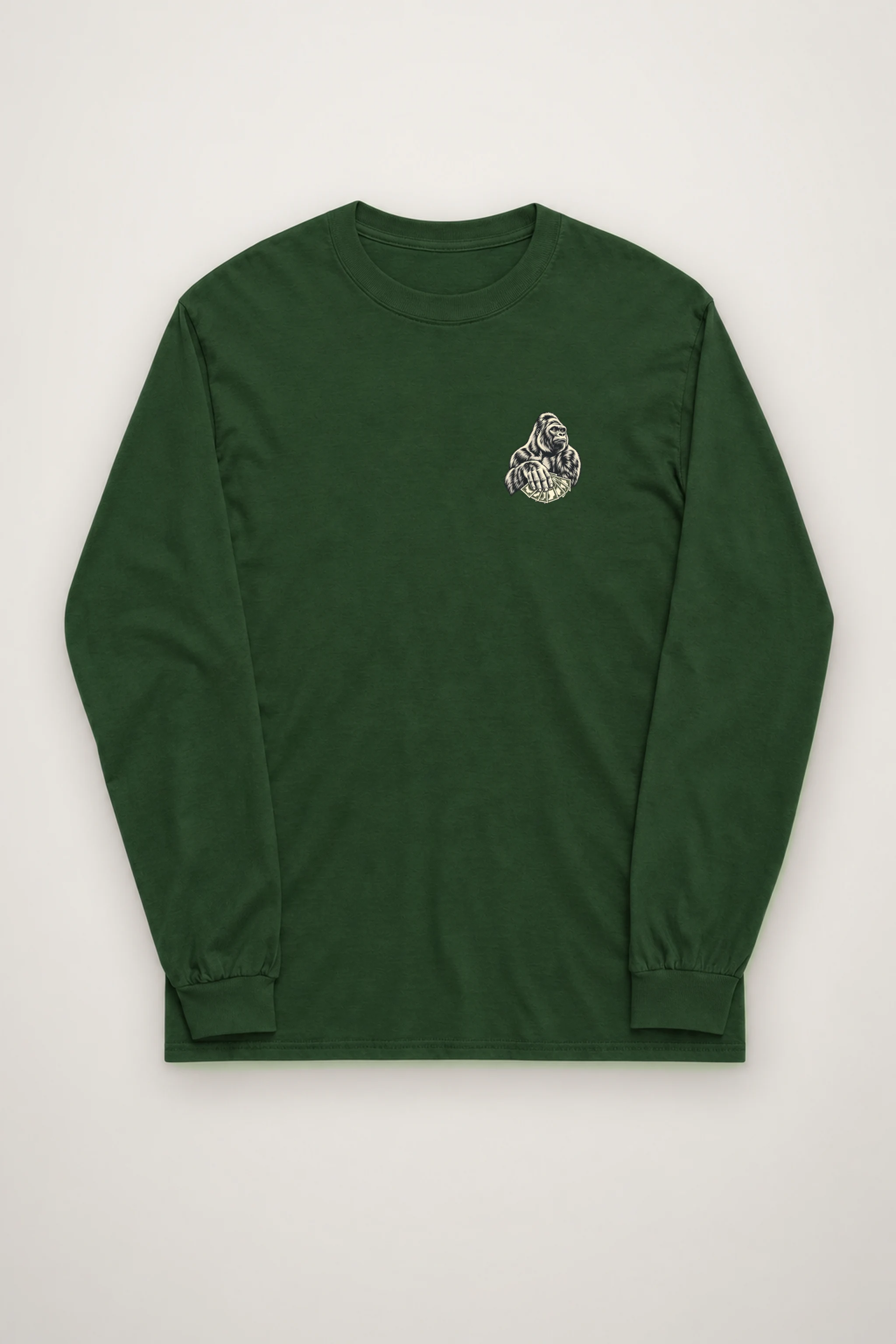"Gorilla Cash Fan" Unisex Longsleeve T-shirt