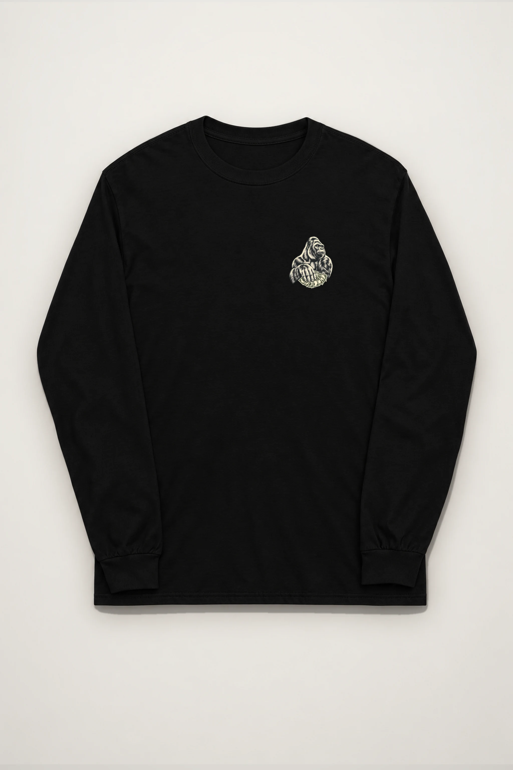 "Gorilla Cash Fan" Unisex Longsleeve T-shirt