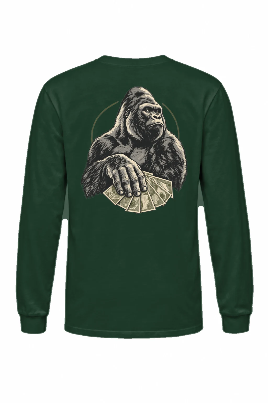 "Gorilla Cash Fan" Unisex Longsleeve T-shirt | Gildan 2400