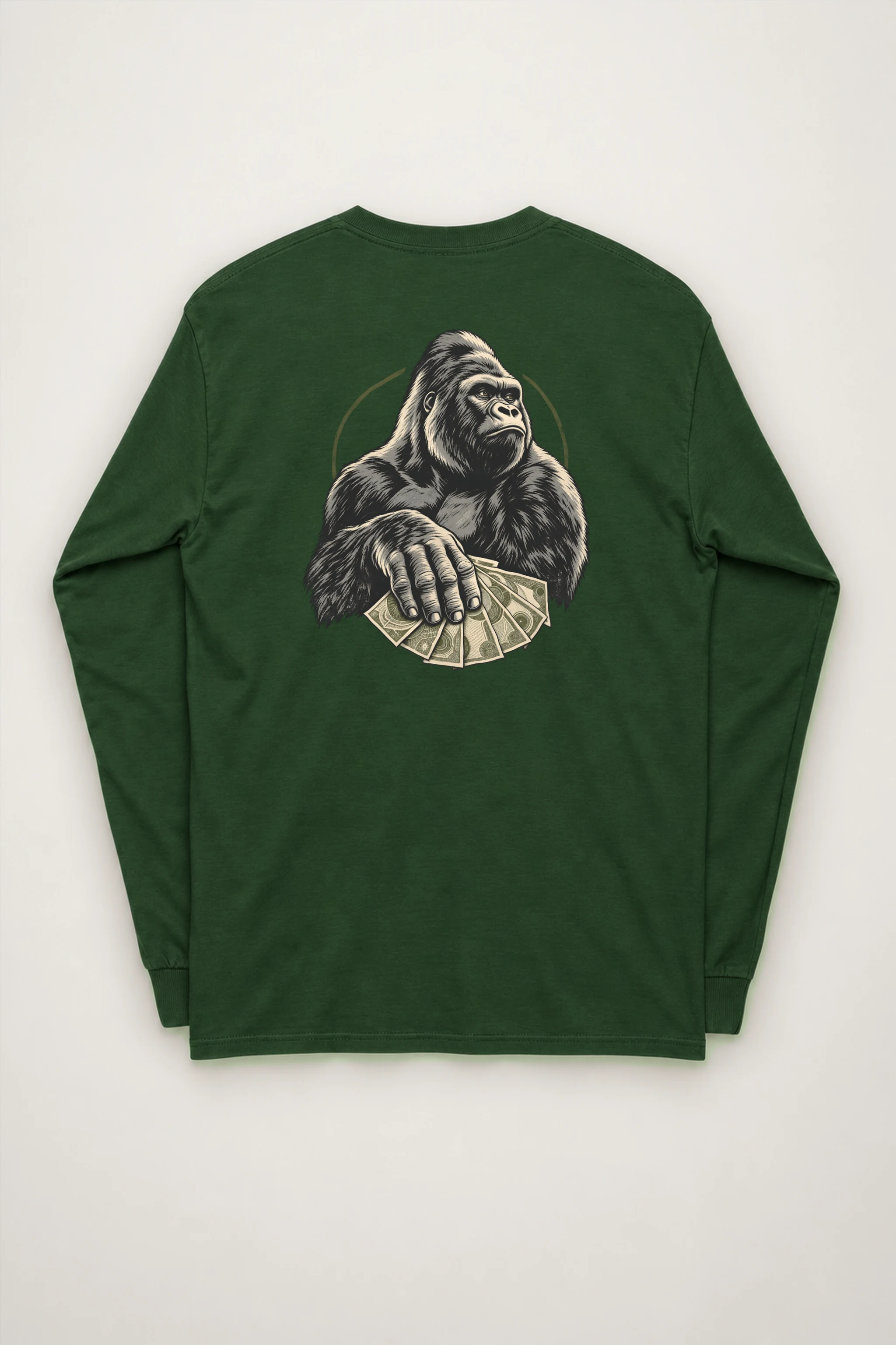 "Gorilla Cash Fan" Unisex Longsleeve T-shirt