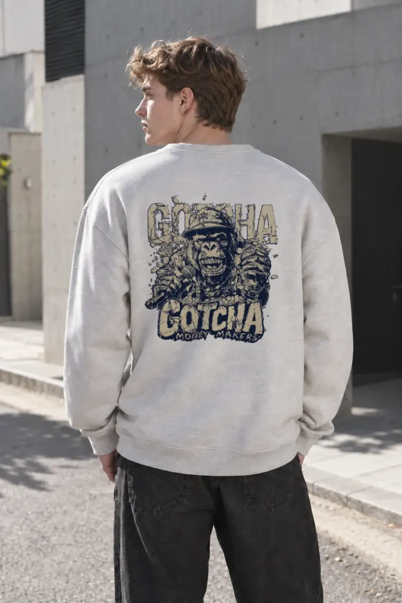 “Gorilla Money Makers” Heavy Blend Unisex Crewneck Sweatshirt | Gildan 18000
