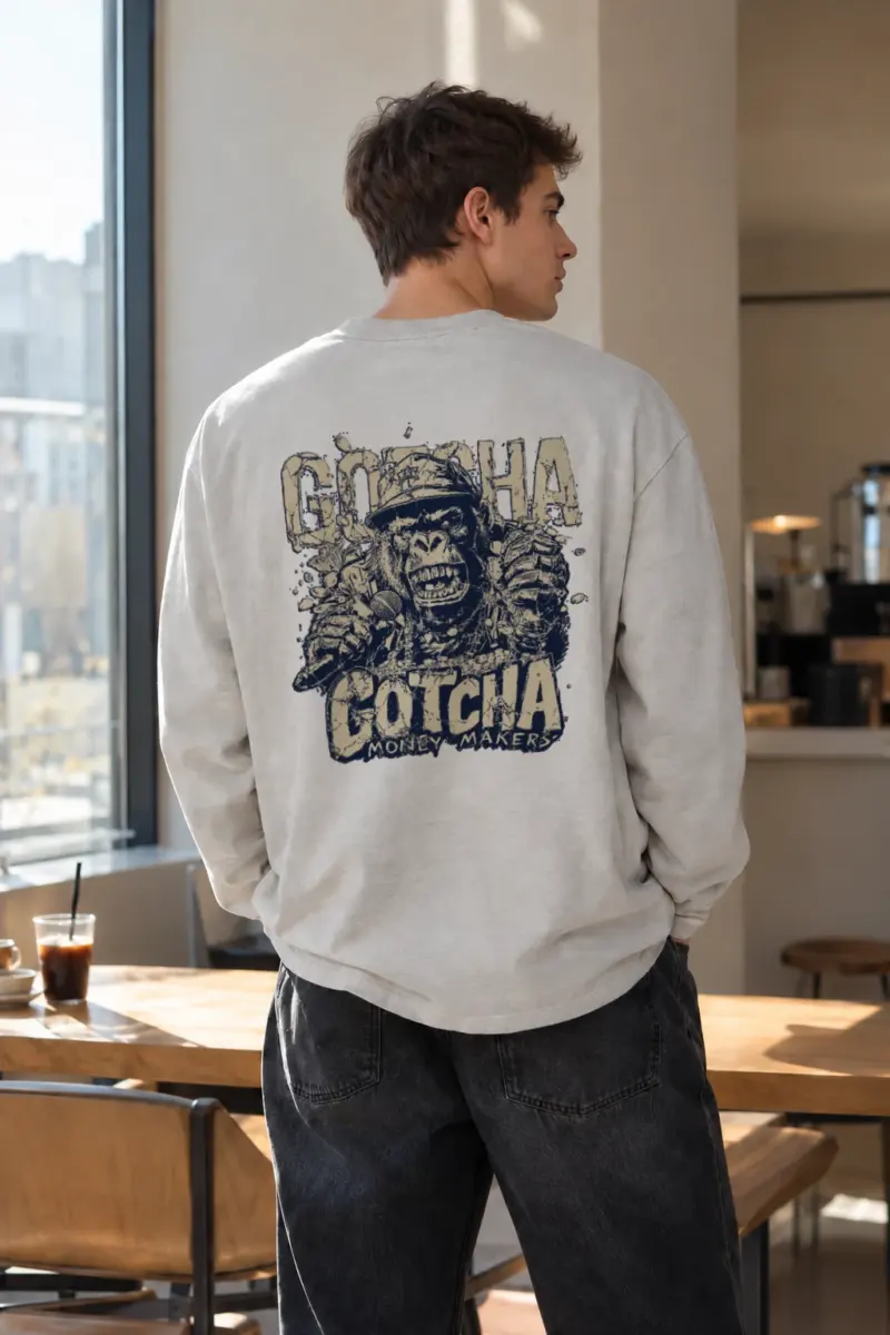"Gorilla Policia" Unisex Longsleeve T-shirt | Gildan 2400