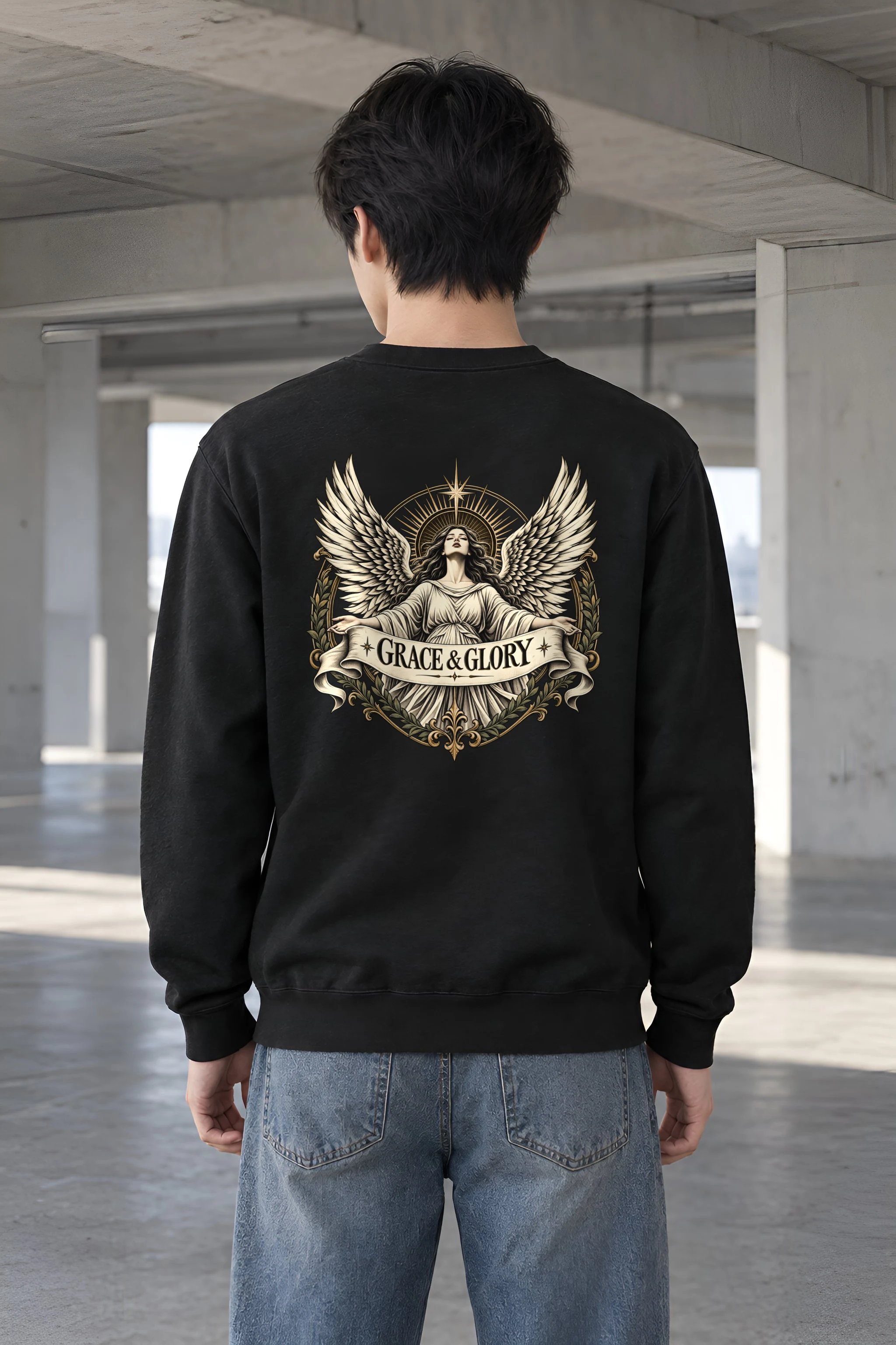 "Grace & Glory" Heavy Blend Unisex Crewneck Sweatshirt