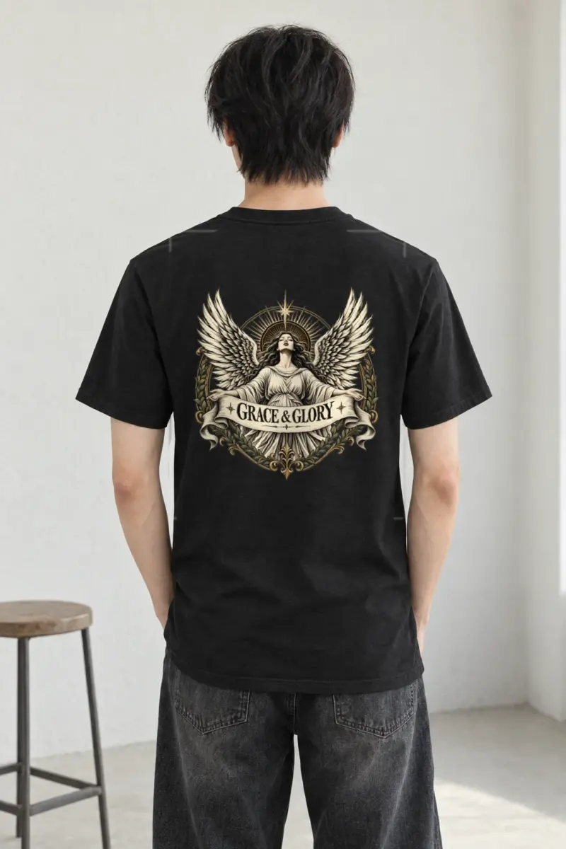 "Grace & Glory" Heavyweight Unisex Crewneck T-shirt