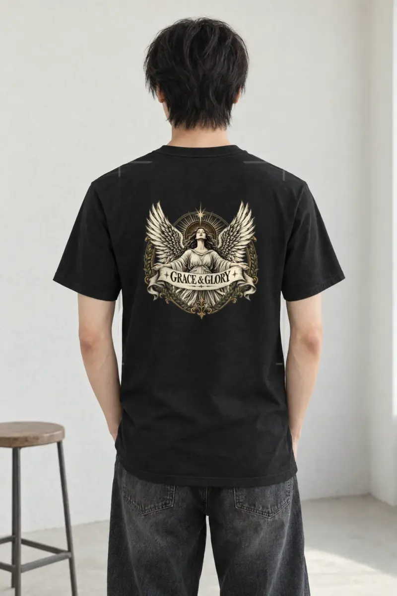 "Grace & Glory" Heavyweight Unisex Crewneck T-shirt