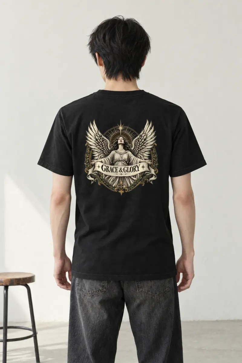 "Grace & Glory" Heavyweight Unisex Crewneck T-shirt | Gildan 5000
