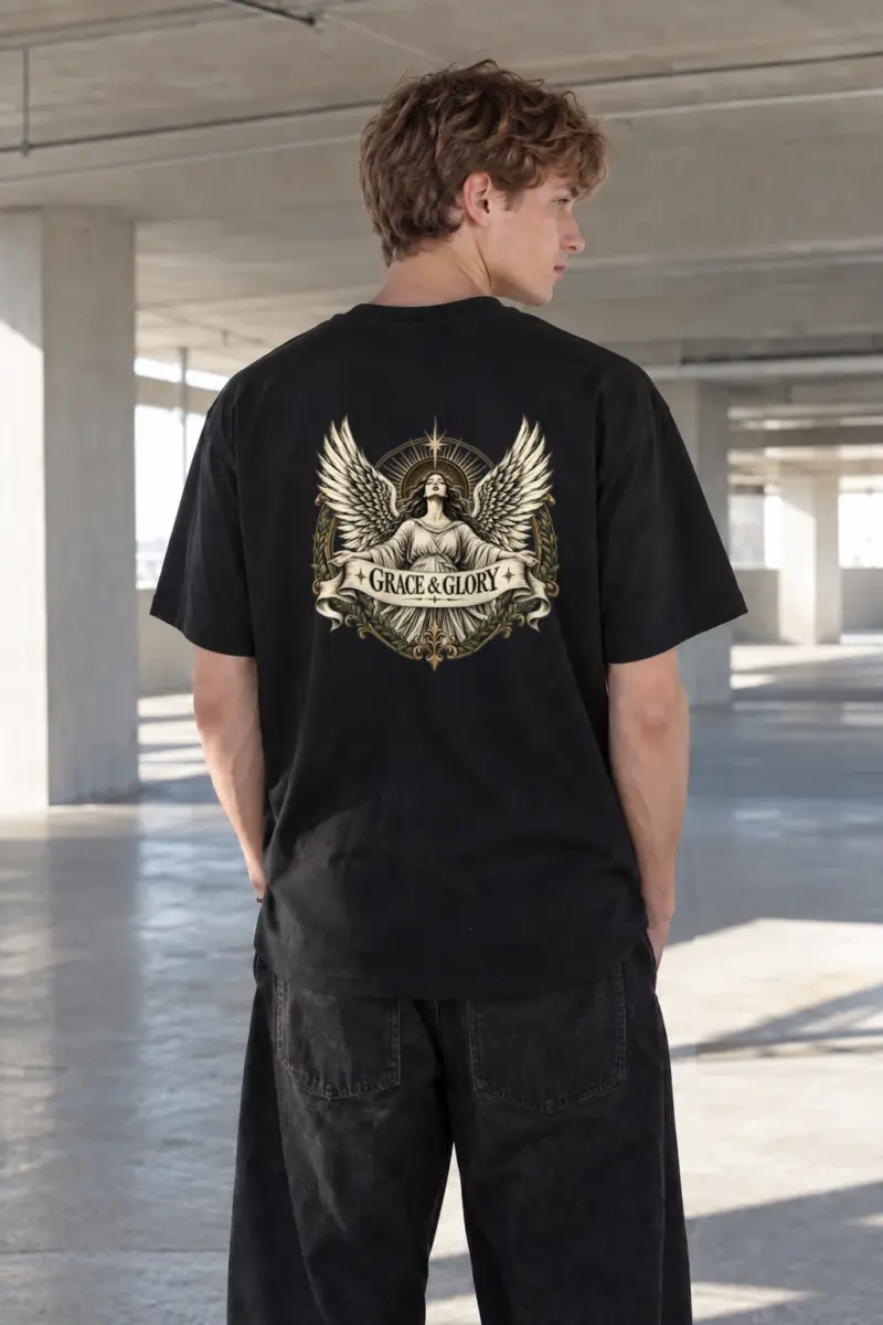 "Grace & Glory" Heavyweight Unisex Crewneck T-shirt | Gildan 5000