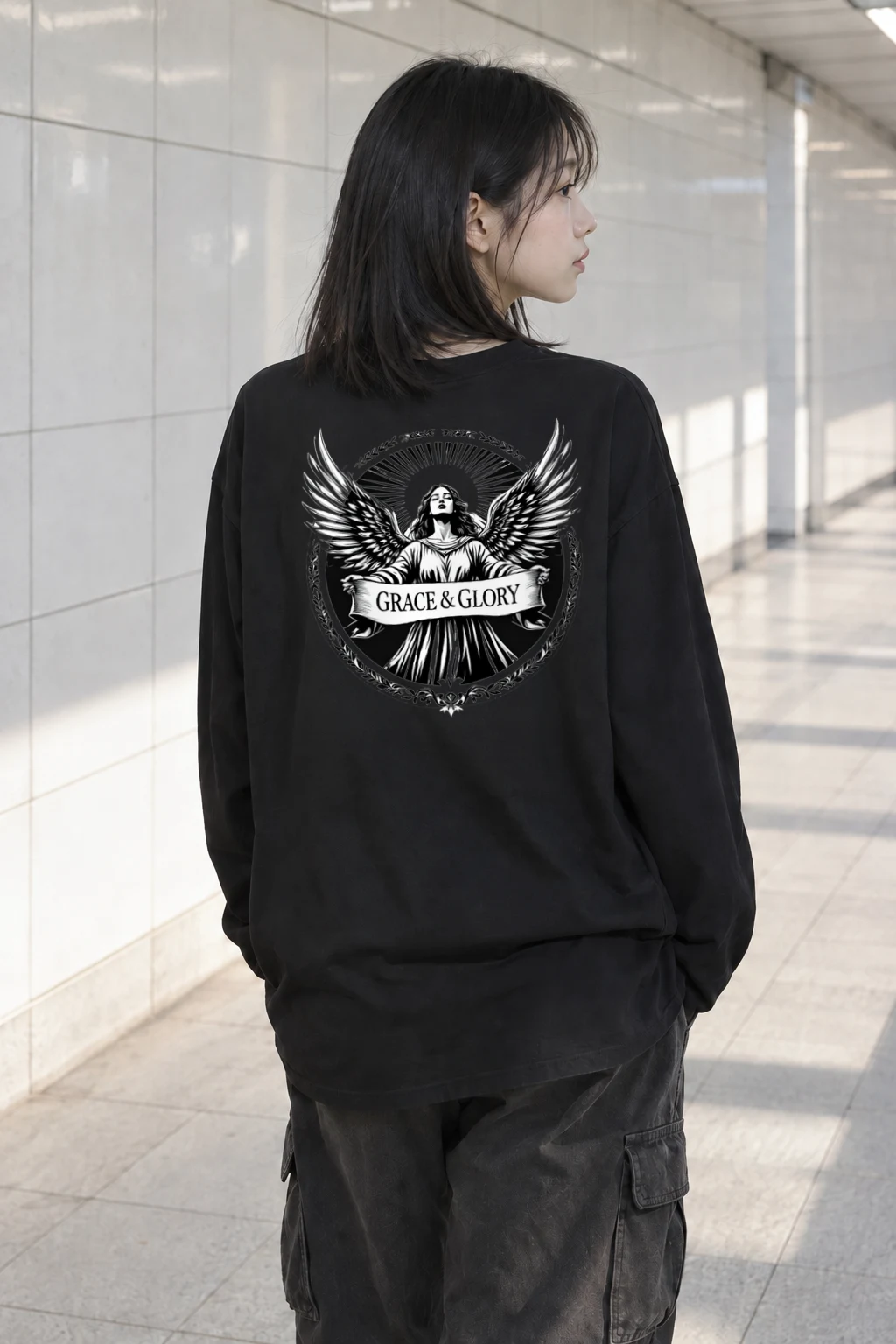 "Grace & Glory" Unisex Longsleeve T-shirt | Gildan 2400